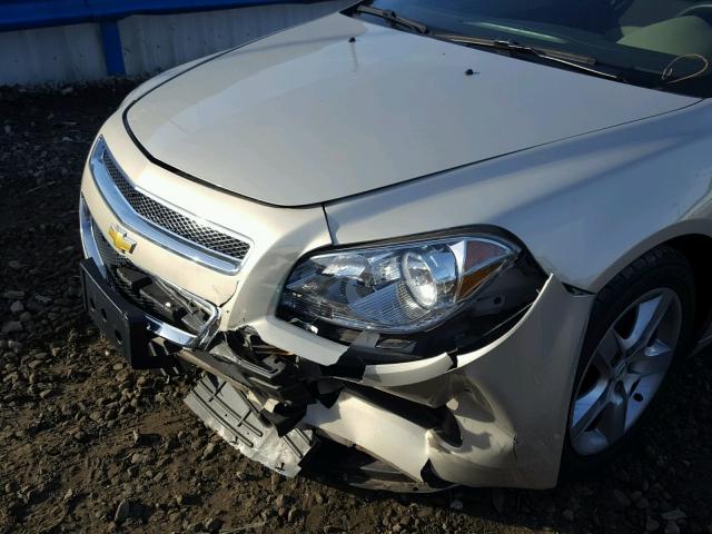 1G1ZB5E06CF203265 - 2012 CHEVROLET MALIBU LS ოქროსფერი ფოტო 9