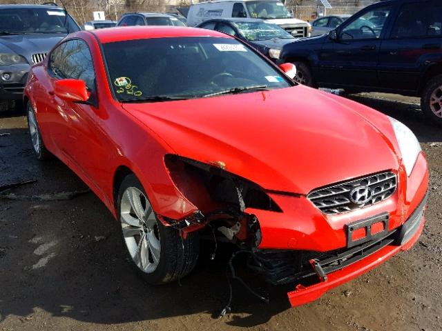 KMHHT6KD6CU070883 - 2012 HYUNDAI GENESIS CO RED photo 1