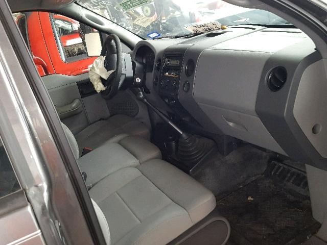 1FTRF12277NA45878 - 2007 FORD F150 GRAY photo 5