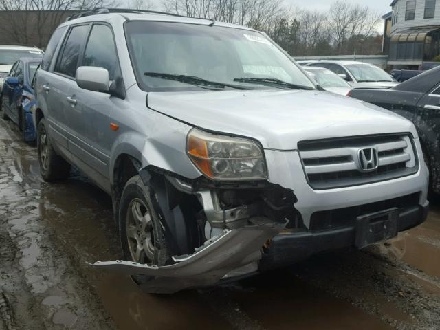 2HKYF18697H528682 - 2007 HONDA PILOT EXL SILVER photo 1