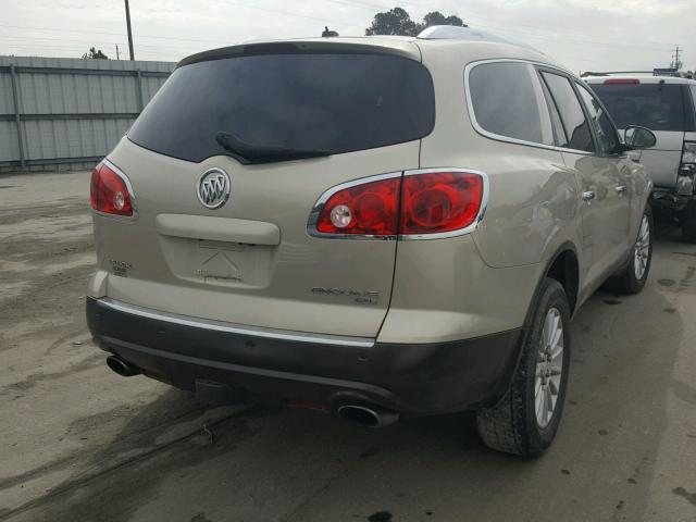 5GAER23D49J162163 - 2009 BUICK ENCLAVE CX GOLD photo 4