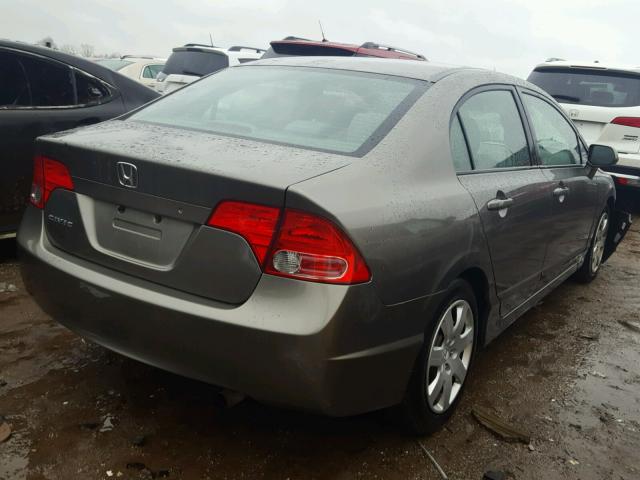 1HGFA16527L094246 - 2007 HONDA CIVIC LX GRAY photo 4