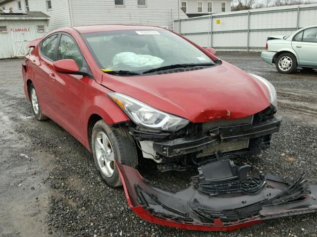 KMHDH4AE6EU181936 - 2014 HYUNDAI ELANTRA SE RED photo 1