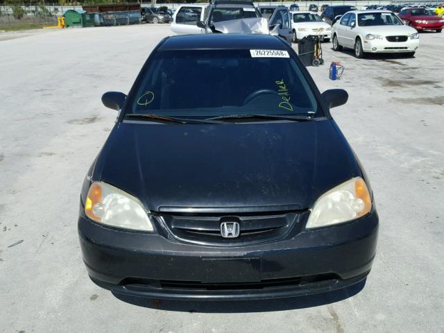 1HGEM21573L054268 - 2003 HONDA CIVIC LX BLACK photo 9