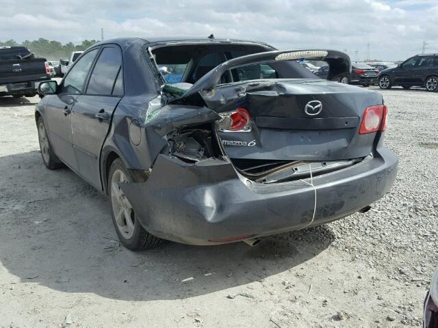 1YVFP80C555M67322 - 2005 MAZDA 6 I GRAY photo 3