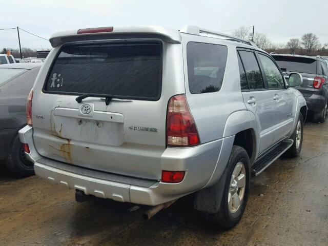 JTEBU17R040028065 - 2004 TOYOTA 4RUNNER LI SILVER photo 4