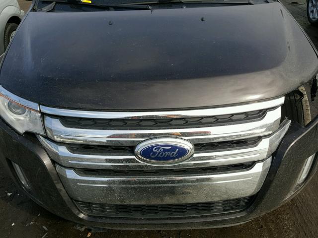 2FMDK4JC6DBE02682 - 2013 FORD EDGE SEL BROWN photo 7