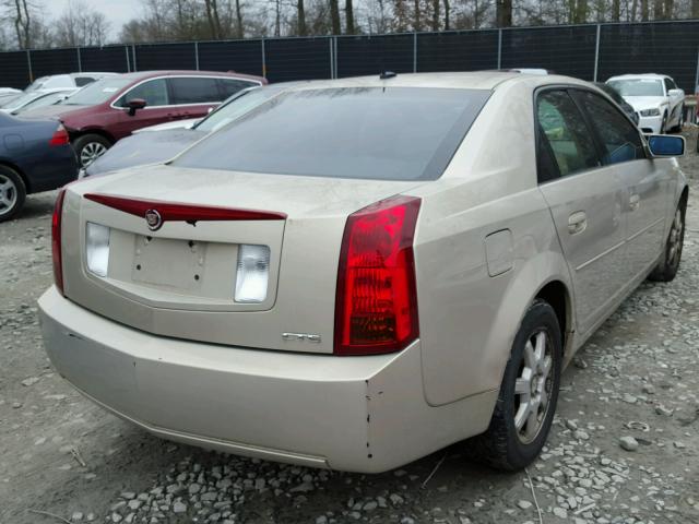 1G6DM57T770174891 - 2007 CADILLAC CTS GOLD photo 4