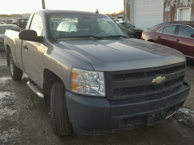 1GCEC14007Z554691 - 2007 CHEVROLET SILVERADO GRAY photo 1