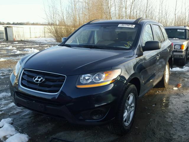 5XYZG3AB0BG027829 - 2011 HYUNDAI SANTA FE G BLUE photo 2