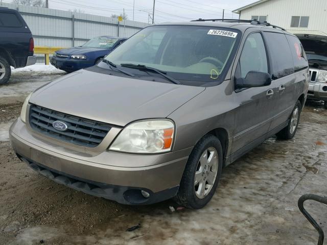 2FMDA57605BA45494 - 2005 FORD FREESTAR S BEIGE photo 2