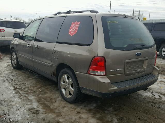 2FMDA57605BA45494 - 2005 FORD FREESTAR S BEIGE photo 3