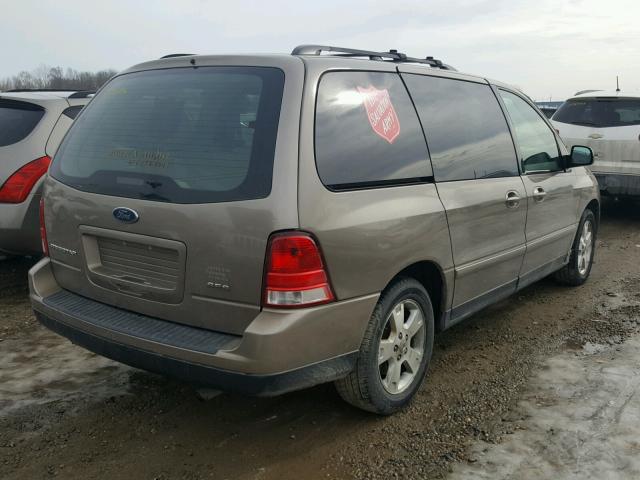 2FMDA57605BA45494 - 2005 FORD FREESTAR S BEIGE photo 4