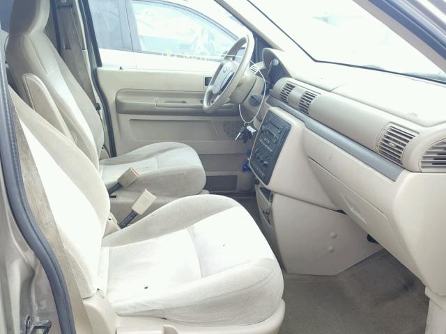 2FMDA57605BA45494 - 2005 FORD FREESTAR S BEIGE photo 5