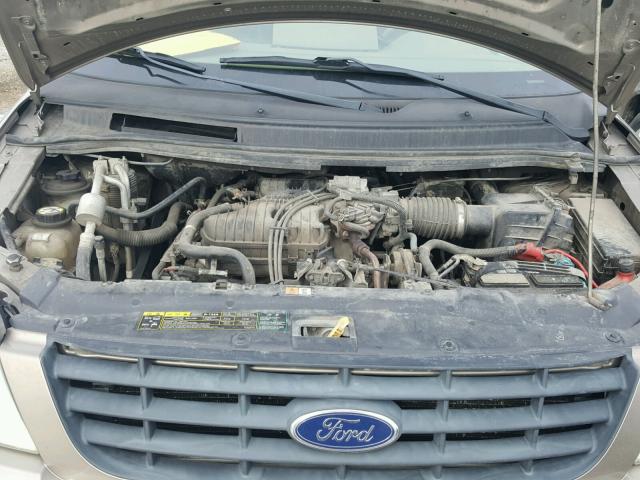 2FMDA57605BA45494 - 2005 FORD FREESTAR S BEIGE photo 7