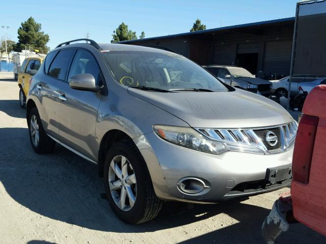 JN8AZ18U19W027956 - 2009 NISSAN MURANO S GRAY photo 1