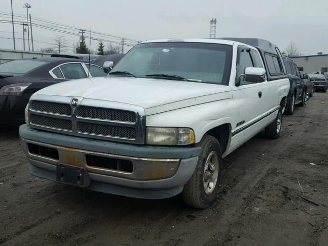 1B7HC13Y9TJ160054 - 1996 DODGE RAM 1500 WHITE photo 2