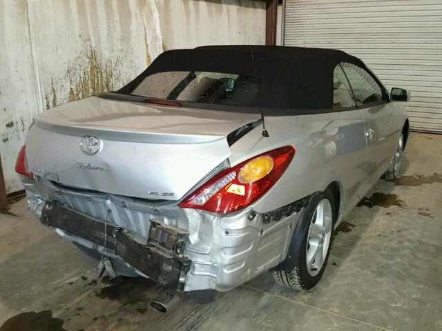 4T1FA38P65U058233 - 2005 TOYOTA CAMRY SOLA SILVER photo 4