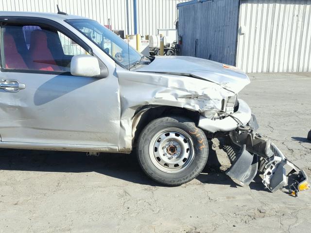 1GCESBD98A8116117 - 2010 CHEVROLET COLORADO SILVER photo 9