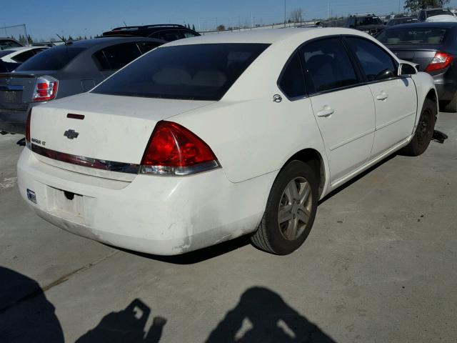 2G1WT58K169360826 - 2006 CHEVROLET IMPALA LT WHITE photo 4