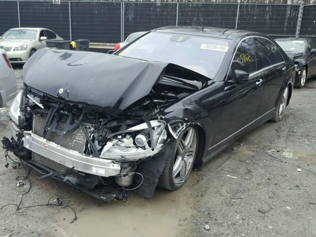 WDDNG9EB2DA518911 - 2013 MERCEDES-BENZ S 550 4MAT BLACK photo 2