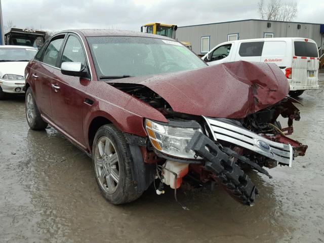 1FAHP28W58G119111 - 2008 FORD TAURUS LIM BURGUNDY photo 1