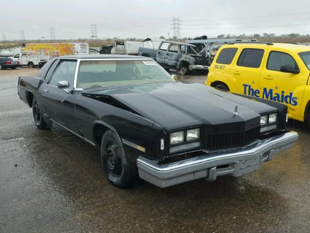 3Z57K8M720442 - 1978 OLDSMOBILE TORONADO BLACK photo 1