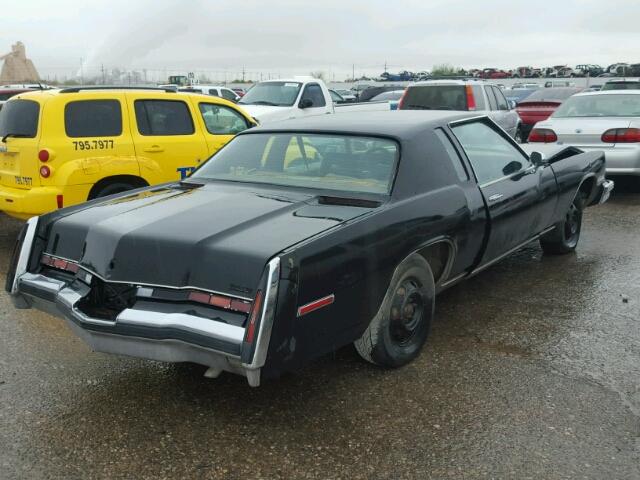 3Z57K8M720442 - 1978 OLDSMOBILE TORONADO BLACK photo 4