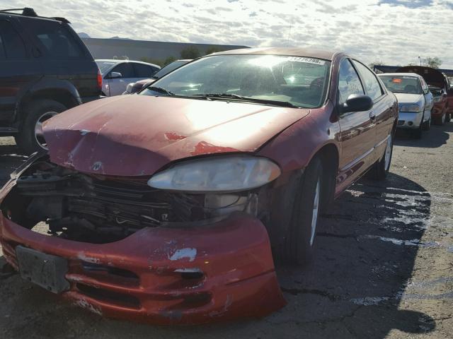 2B3HD46R04H662197 - 2004 DODGE INTREPID S RED photo 2