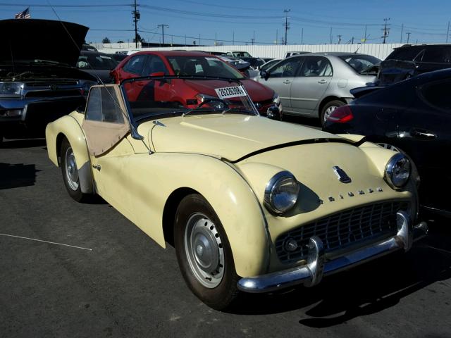 TS24735L - 1958 TRIUMPH CAR TR3 YELLOW photo 1