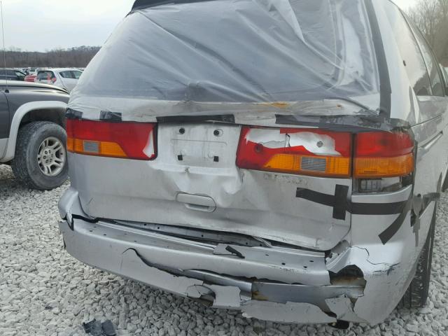 5FNRL18093B015921 - 2003 HONDA ODYSSEY EX SILVER photo 9