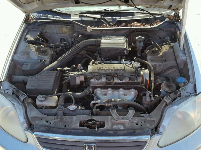 2HGEJ6617YH573234 - 2000 HONDA CIVIC BASE SILVER photo 7