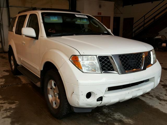 5N1AR18W95C740561 - 2005 NISSAN PATHFINDER WHITE photo 1