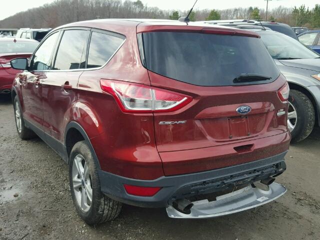 1FMCU0GX7EUC93573 - 2014 FORD ESCAPE SE RED photo 3