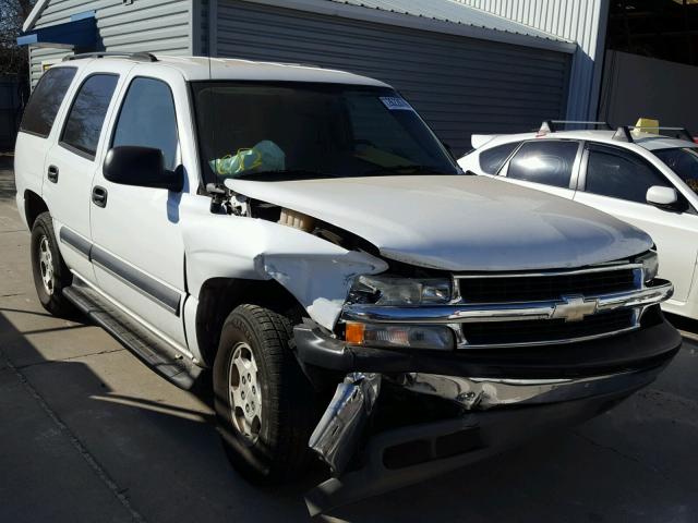 1GNEC13VX4J101242 - 2004 CHEVROLET TAHOE C150 WHITE photo 1