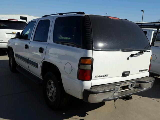 1GNEC13VX4J101242 - 2004 CHEVROLET TAHOE C150 WHITE photo 3