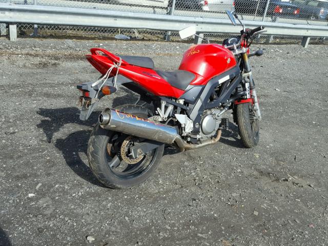 JS1VP53A862105976 - 2006 SUZUKI SV650 RED photo 4