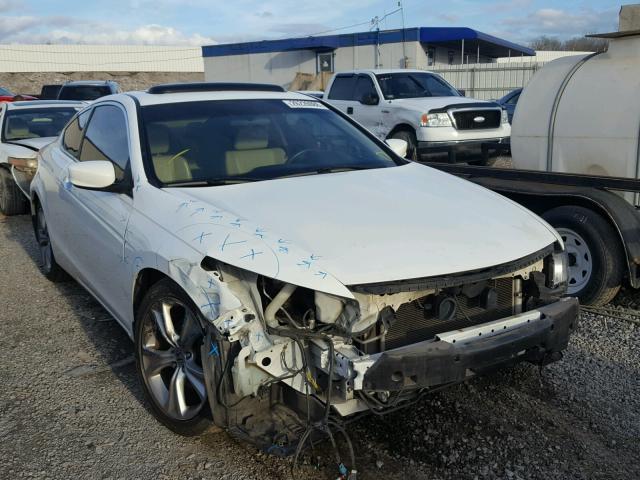 1HGCS2B81BA003672 - 2011 HONDA ACCORD EXL WHITE photo 1