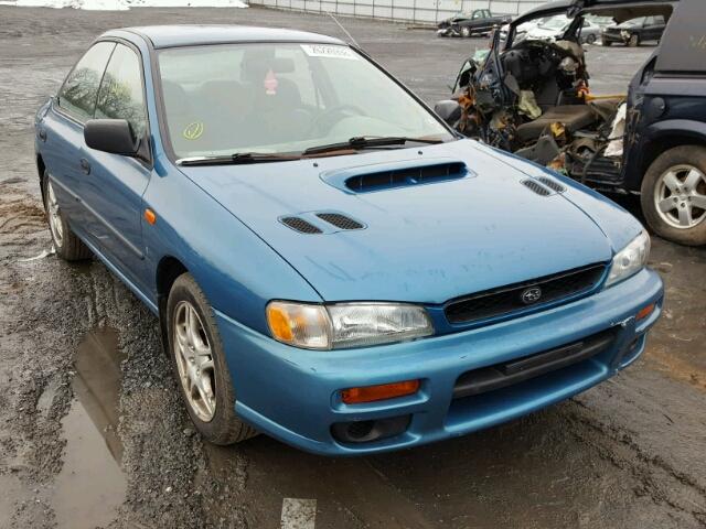 JF1GC4353VH501418 - 1997 SUBARU IMPREZA L BLUE photo 1