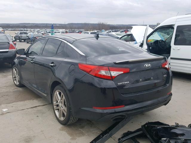 5XXGR4A63DG174647 - 2013 KIA OPTIMA SX BLACK photo 3