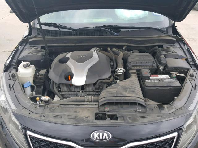 5XXGR4A63DG174647 - 2013 KIA OPTIMA SX BLACK photo 7