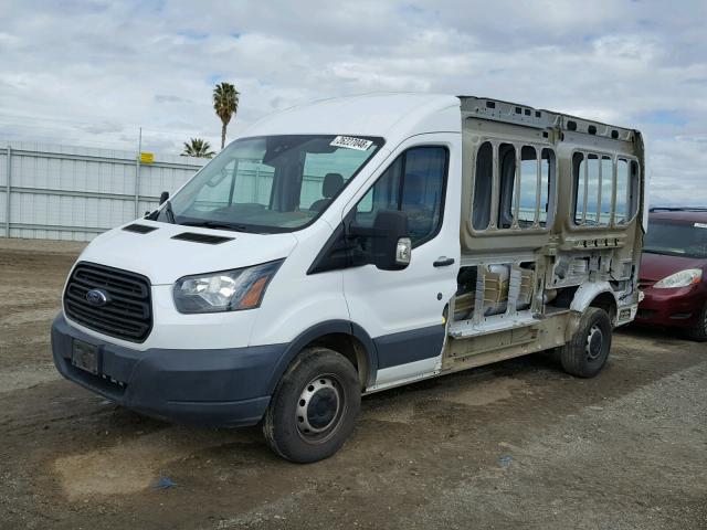 1FTNR2CM4FKA05575 - 2015 FORD TRANSIT T- WHITE photo 2