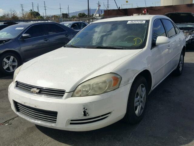 2G1WB55K469418046 - 2006 CHEVROLET IMPALA LS WHITE photo 2