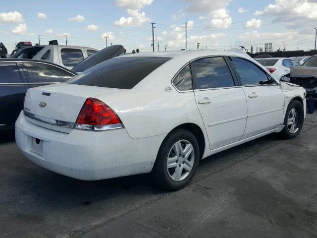 2G1WB55K469418046 - 2006 CHEVROLET IMPALA LS WHITE photo 4