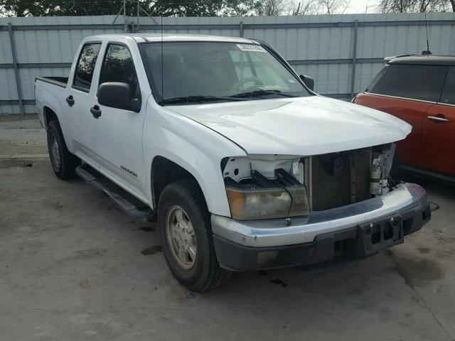 1GTCS136248153595 - 2004 GMC CANYON WHITE photo 1