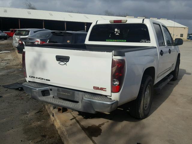 1GTCS136248153595 - 2004 GMC CANYON WHITE photo 4