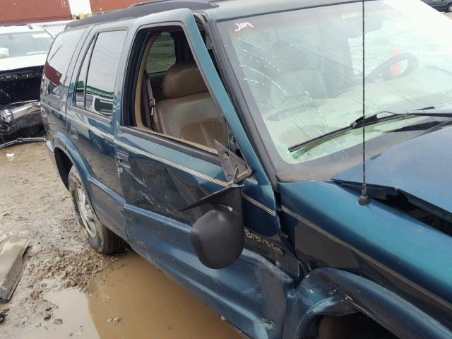 1GHDT13W8W2715744 - 1998 OLDSMOBILE BRAVADA GREEN photo 9