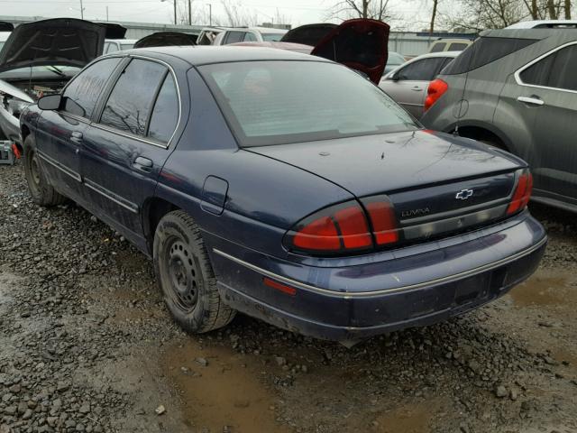 2G1WL52K1W9315619 - 1998 CHEVROLET LUMINA BAS BLUE photo 3