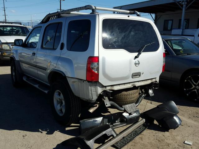 5N1ED28T44C671725 - 2004 NISSAN XTERRA XE SILVER photo 3