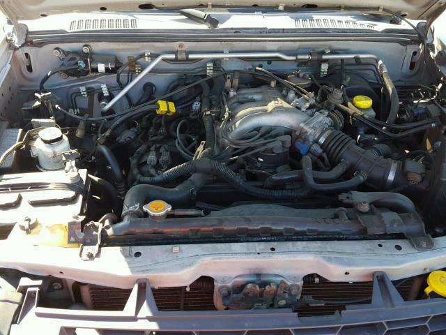 5N1ED28T44C671725 - 2004 NISSAN XTERRA XE SILVER photo 7